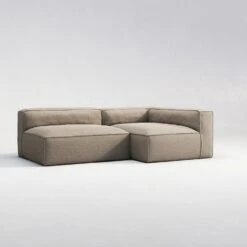 Grand Lounge Sofa 2-Seater Right Outdoor, Heather Grey -Maze Furni Shop decotique grand lounge sofa 2 seater right outdoor 7