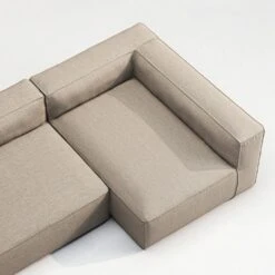 Grand Lounge Sofa 2-Seater Right Outdoor, Heather Grey -Maze Furni Shop decotique grand lounge sofa 2 seater right outdoor 9