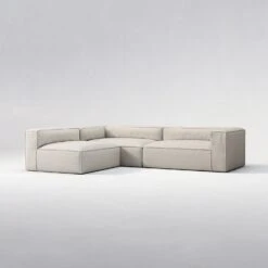 Grand Modular Sofa Outdoor Left, Linen Chalk -Maze Furni Shop decotique grand modular sofa outdoor left 22