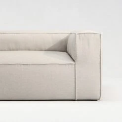 Grand Modular Sofa Outdoor Right, Linen Chalk -Maze Furni Shop decotique grand modular sofa outdoor right 20