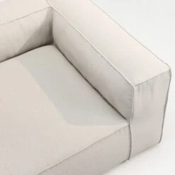 Grand Modular Sofa Outdoor Right, Linen Chalk -Maze Furni Shop decotique grand modular sofa outdoor right 21