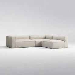 Grand Modular Sofa Outdoor Right, Linen Chalk -Maze Furni Shop decotique grand modular sofa outdoor right 22