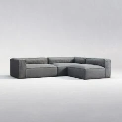 Grand Modular Sofa Outdoor Right, Charcoal Chiné -Maze Furni Shop decotique grand modular sofa outdoor right 32