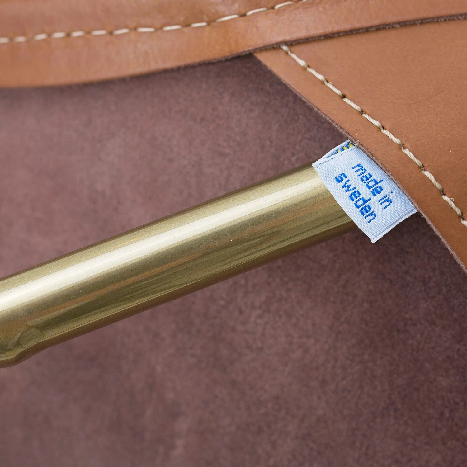 Le Bat Armchair, Brass/Cognac 4 Le Bat Armchair, Brass/Cognac - Image 4