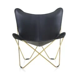 Le Bat Armchair, Brass/Black