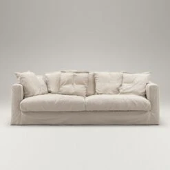 Le Grand Air Sofa 3-Seater Cotton, Beige -Maze Furni Shop decotique le grand air 3 seater sofa cotton 19