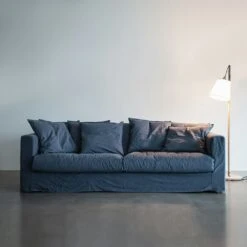 Le Grand Air Sofa 3-Seater Cotton, Light Grey 11 Le Grand Air Sofa 3-Seater Cotton, Light Grey -Maze Furni Shop decotique le grand air 3 seater sofa cotton 2 2