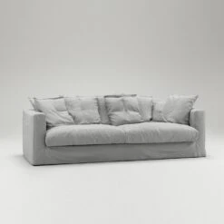 Le Grand Air Sofa 3-Seater Cotton, Light Grey 9 Le Grand Air Sofa 3-Seater Cotton, Light Grey -Maze Furni Shop decotique le grand air 3 seater sofa cotton 25