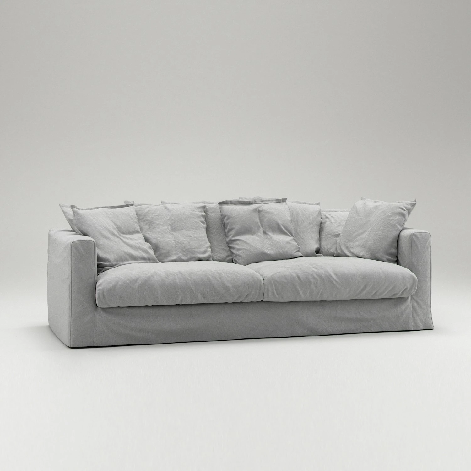 Le Grand Air Sofa 3-Seater Cotton, Light Grey 4 Le Grand Air Sofa 3-Seater Cotton, Light Grey - Image 4