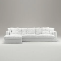 Le Grand Air Divan Left, White -Maze Furni Shop decotique le grand air divan left 16