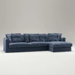 Le Grand Air Divan Right, Dark Blue -Maze Furni Shop decotique le grand air divan right 37