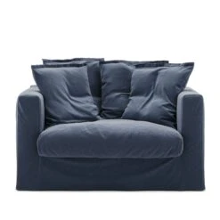 Le Grand Air Love Seat Cotton, Dark Blue