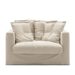 Le Grand Air Love Seat Cotton, Beige