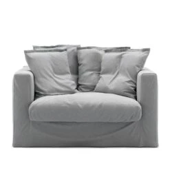 Le Grand Air Love Seat Cotton, Light Grey