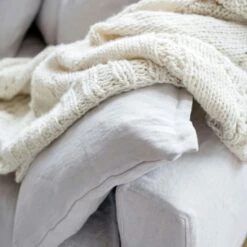 Le Grand Air Loveseat Cover, Future Grey -Maze Furni Shop decotique le grand air loveseat linen 1 1