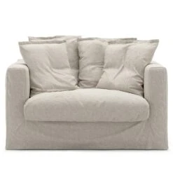 Le Grand Air Loveseat Linen, Natural Blonde