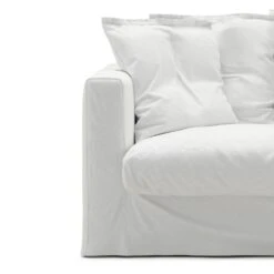 Le Grand Air Loveseat Upholstery Cotton, White