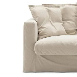 Le Grand Air Loveseat Upholstery Cotton, Beige