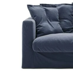 Le Grand Air Loveseat Upholstery Cotton, Dark Blue