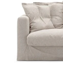 Le Grand Air Loveseat Upholstery Linen, Natural Blonde