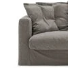 Le Grand Air Loveseat Upholstery Linen, Smokey Granite