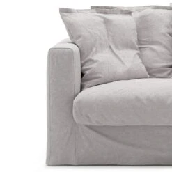 Le Grand Air Loveseat Upholstery Linen, Misty Grey
