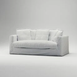 Le Grand Air Sofa 2-Seater Cotton, White -Maze Furni Shop decotique le grand air sofa 2 seater cotton 15
