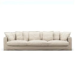Le Grand Air Sofa 5-Seater Cotton, Beige