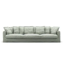 Le Grand Air Sofa 5-Seater Linen, Green Pear