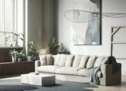 Le Grand Air Sofa 5-Seater Linen, Natural Blonde -Maze Furni Shop decotique le grand air sofa 5 seater linen 8