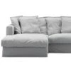 Le Grand Air Upholstery 3-Seater Divan Left, Light Grey