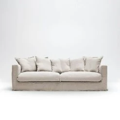 Le Grand Air Cover 3-seater, Nordic Sky -Maze Furni Shop decotique le grand air upholstery 3 seater linen 19 1