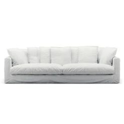 Le Grand Air XL Sofa 4-Seater Cotton, White