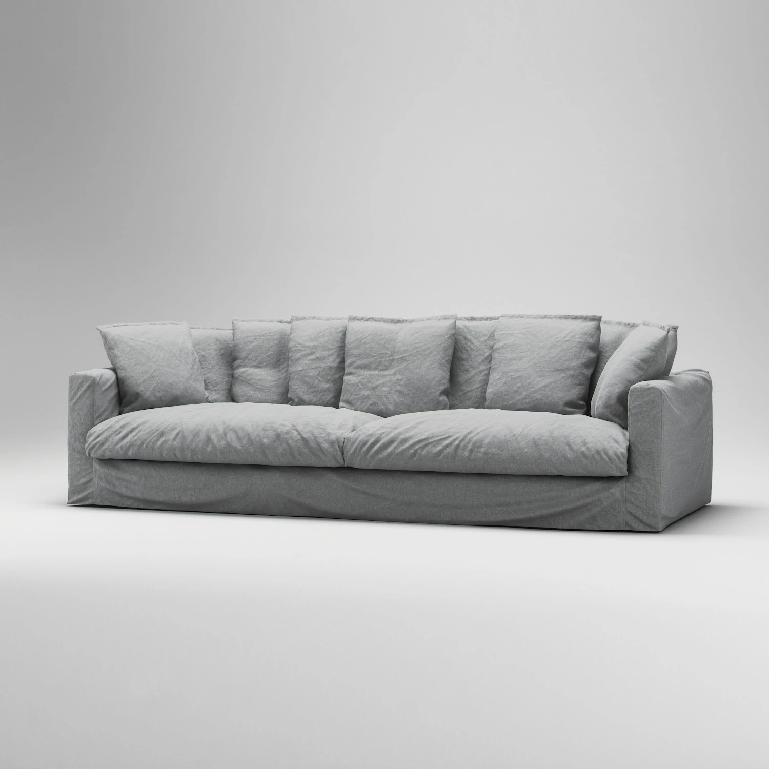 Le Grand Air XL Sofa 4-Seater Cotton, Light Grey 2 Le Grand Air XL Sofa 4-Seater Cotton, Light Grey - Image 2