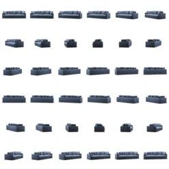 Le Grand Air XL Sofa 4-Seater Cotton, Dark Blue -Maze Furni Shop decotique le grand air xl sofa 4 seater cotton 39