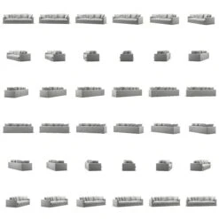 Le Grand Air XL Sofa 4-Seater Linen, Foggy Morning -Maze Furni Shop decotique le grand air xl sofa 4 seater linen 21