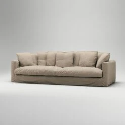 Le Grand Air XL Sofa 4-Seater Linen, Savage Linen -Maze Furni Shop decotique le grand air xl sofa 4 seater linen 25