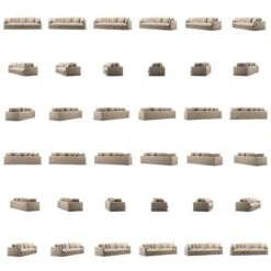 Le Grand Air XL Sofa 4-Seater Linen, Savage Linen -Maze Furni Shop decotique le grand air xl sofa 4 seater linen 26