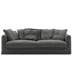 Le Grand Air Sofa 3-Seater Linen, Carbon Dust