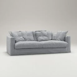 Le Grand Air Sofa 3-Seater Linen, Nordic Sky -Maze Furni Shop decotique le grand sofa 3 seater linen 49
