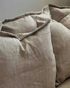 Le Grand Air Sofa 3-Seater Linen, Natural Blonde -Maze Furni Shop decotique le grand sofa 3 seater linen 98