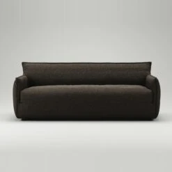 Le Petite 3-Seater Sofa, Dark Chocolate -Maze Furni Shop decotique le petite 3 seater sofa 39