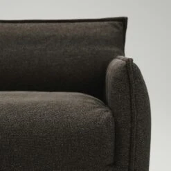 Le Petite 3-Seater Sofa, Dark Chocolate -Maze Furni Shop decotique le petite 3 seater sofa 42