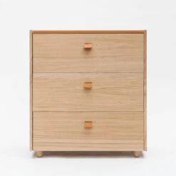 Loft Chest Of Drawers TE3, Oak/Green Marble -Maze Furni Shop decotique loft chest of drawers te3 oak 2