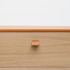 Loft Chest Of Drawers TE3, Oak/White Marble -Maze Furni Shop decotique loft chest of drawers te3 oak 4 1