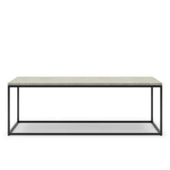 Marvelous Air Coffee Table 120x60 Cm, Jura Limestone / Black