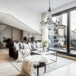 Marvelous Air 80x80 Cm, Carrara/White -Maze Furni Shop decotique marvelous air sofa table 80x80 cm 1