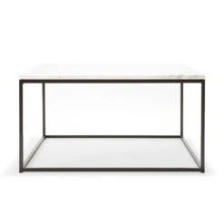 Marvelous Air 80x80 Cm, Carrara/Black