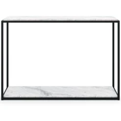 Marvelous Sideboard 93x62cm, Black/White Marble