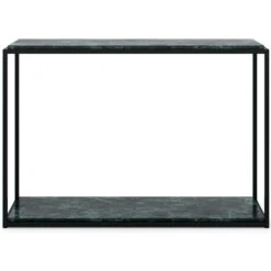 Marvelous Sideboard 93x62cm, Black/Green Marble